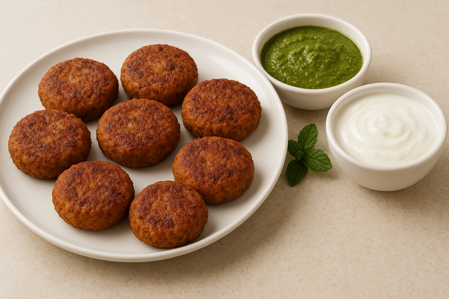 serving kabab